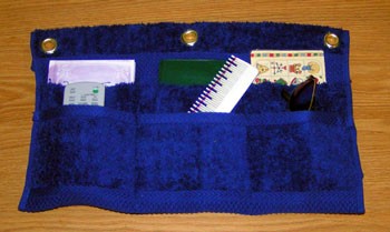 School Organizer Made from Towels