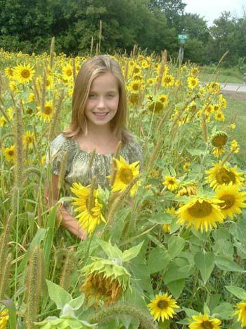 Mackenzie in the Sunflowers