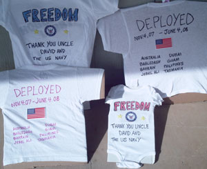 T-Shirts For Navy Homecoming