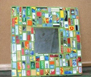 Craft Ideas Mirrors on Craft Project  Recycled Mosaic Mirror   Thriftyfun