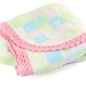 Crochet Edge Around a Fleece Blanket