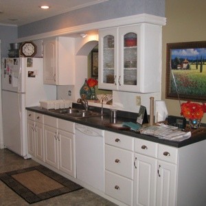 Whitewash Kitchen Cabinets