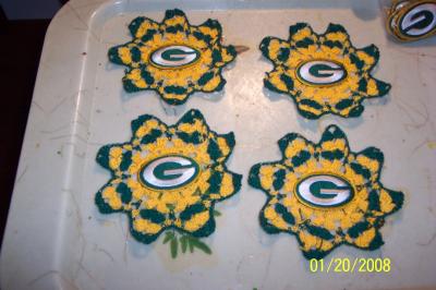 RE: Green Bay Packers COASTERS