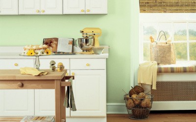 Kitchen Colors   Cabinets on Re  Paint Color Advise For A Kitchen With Light Oak Cabinets And Black