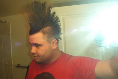RE: Using Glue to Make a Mohawk with Spikes