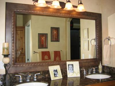 Tuscan Bathroom Ideas on Dressing Up A Bathroom Mirror   Thriftyfun