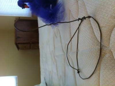 RE: Making a Swan from Netting and Coat Hanger