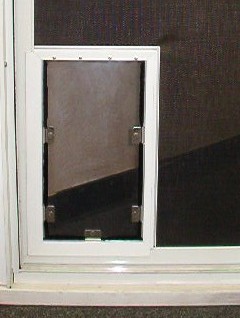 RE: How Do I Make a Pet Door in My Screen Door?