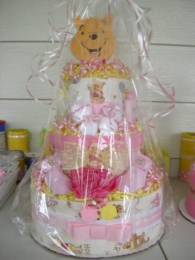 RE: Diaper Cake Using Disposable Diapers