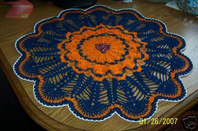 sheila's bears doily