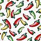 RE: White Material With Chili Peppers