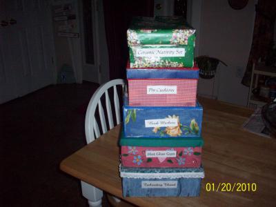 RE: Organizing Craft Supplies In A Small Space