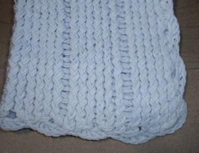 RE: Making a Blanket With a Knifty Knitter