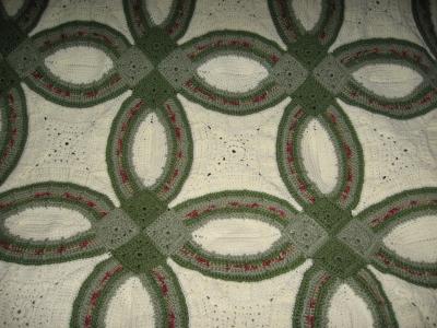 RE: Crocheted Double Wedding Ring Afghan