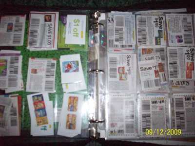 RE: Organize Coupons In Card Sheet Protectors
