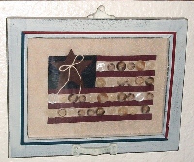 RE: Framed Fabric Flag
