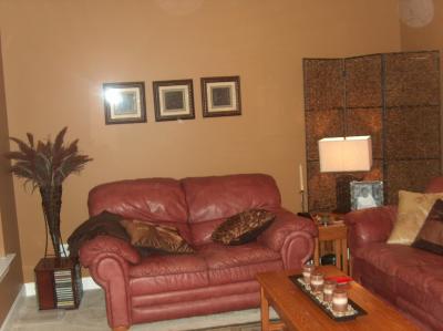 RE: Decorating Around Leather Furniture