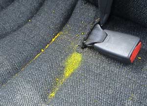 Melted Crayons Off Car Seat