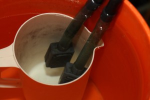 Filter tubes in pitcher