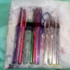 Photo of close up of crochet hooks in holder