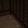 Very dark photo of a snake