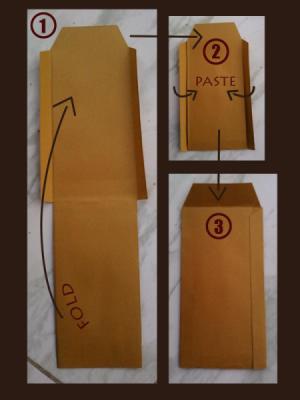 folding guide for envelop