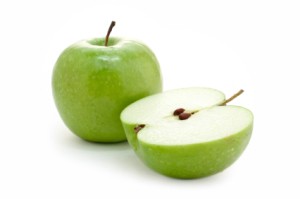 Photo of a green apple.