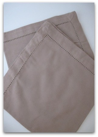 Two cloth napkins