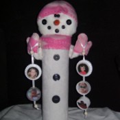 Front of Snowlady, Winter decoration