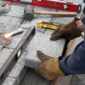 Installing Pavers, Laying Pavers