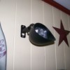 Solar light mounted on interior house wall