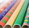 Picture of rolls of wrapping paper.