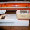 sewing machine on a table