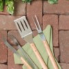 BBQ Tools on Brick Patio
