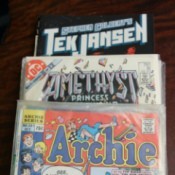 Stacks of Organized Comics