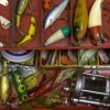 Lures and Bobbers in a Tackle Box