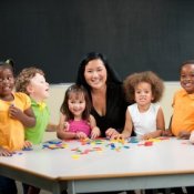 Students in a Kindergarten Classroom