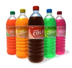 5 varieties of soda