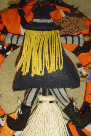 Witch Wreath Closeup