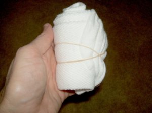 Rubberband Around Rolled Socks