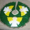 Photo of a homemade tree skirt.