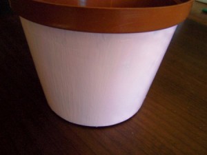 Recycled Plastic Flower Pot Step 2