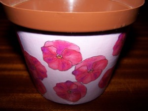 Recycled Plastic Flower Pot Step 5