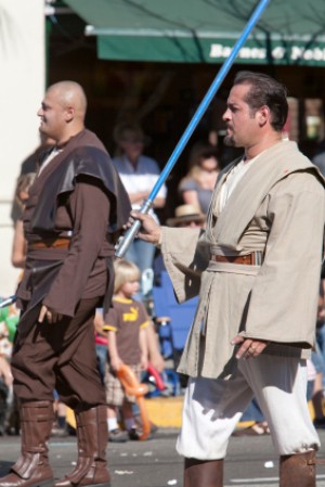 Jedi's Walking Outside