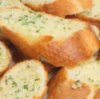 Slices of garlic bread.