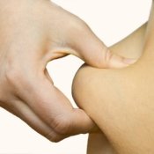 Person Pinching Love Handles
