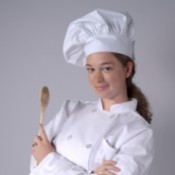Woman Dressed as a Chef