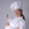 Woman Dressed as a Chef