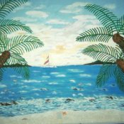 Beach Scene Mural