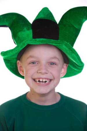 Boy in Green Jester Hat